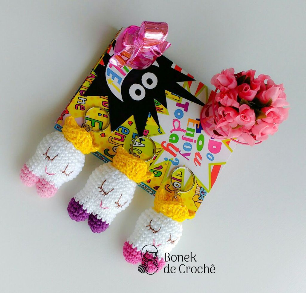 Dentinho amigurumi passo a&nbsp;passo