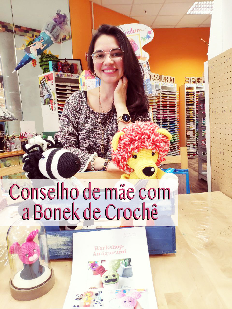 Conselho de mãe com a Bonek de&nbsp;Crochê
