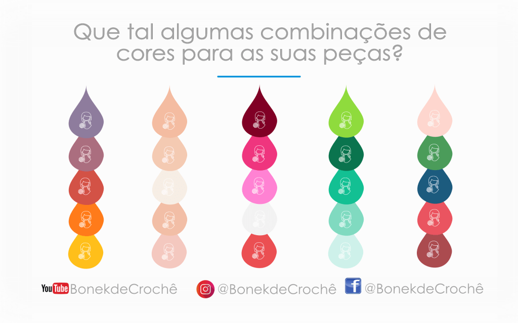 As melhores combinações de cores para amigurumi&nbsp;#BonekdeCrochê