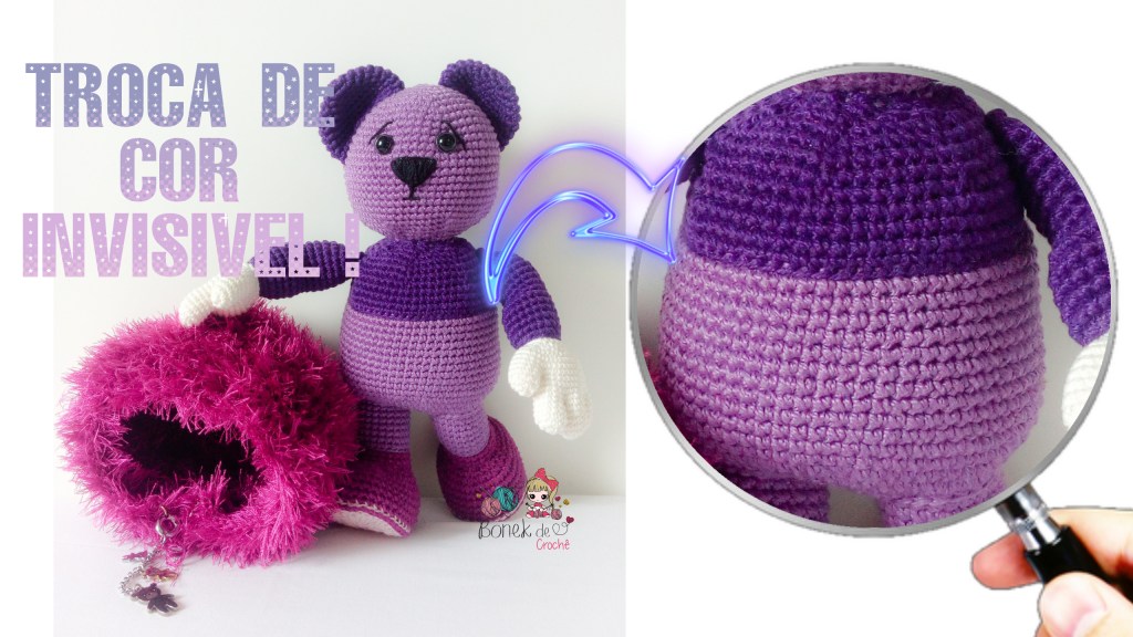 Troca de cor invisível – Amigurumi para&nbsp;iniciantes