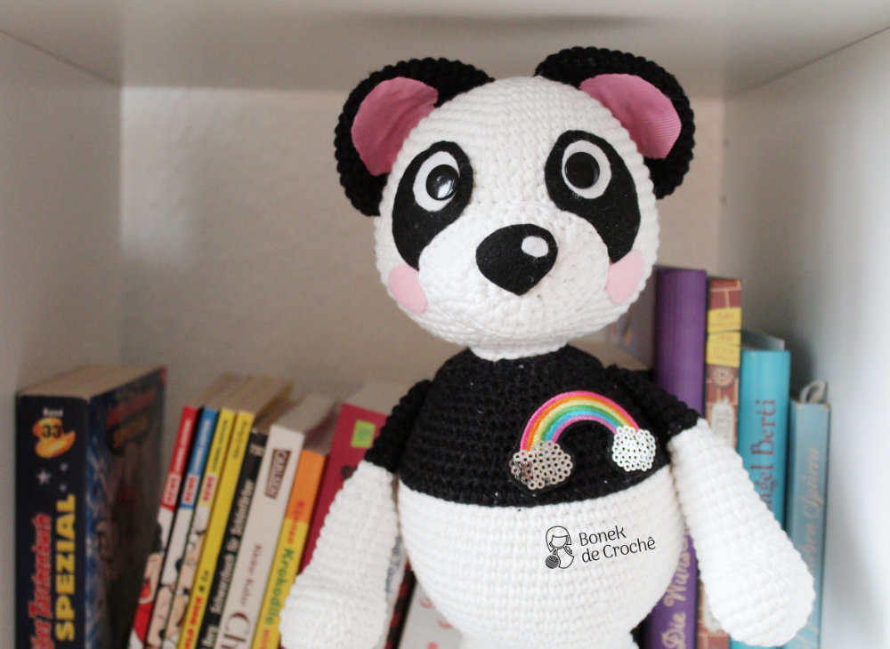 Panda amigurumi – Descrição do Passo a&nbsp;Passo