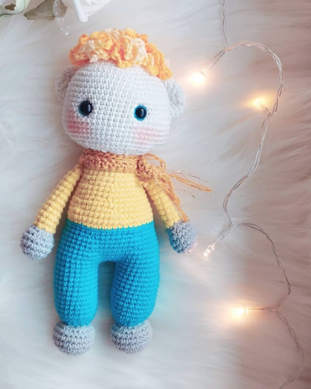 Crochet Amigurumi Boy&nbsp;Doll