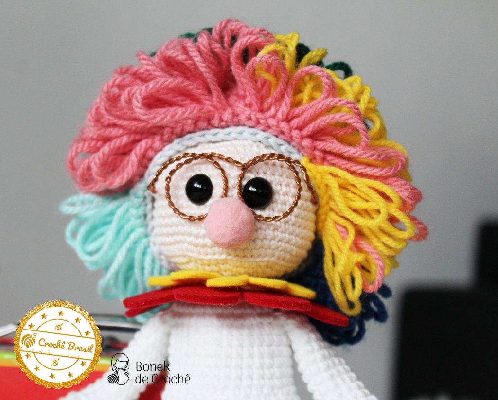 Palhacinho Jujuba amigurumi – Amigurumi sem&nbsp;Costura!