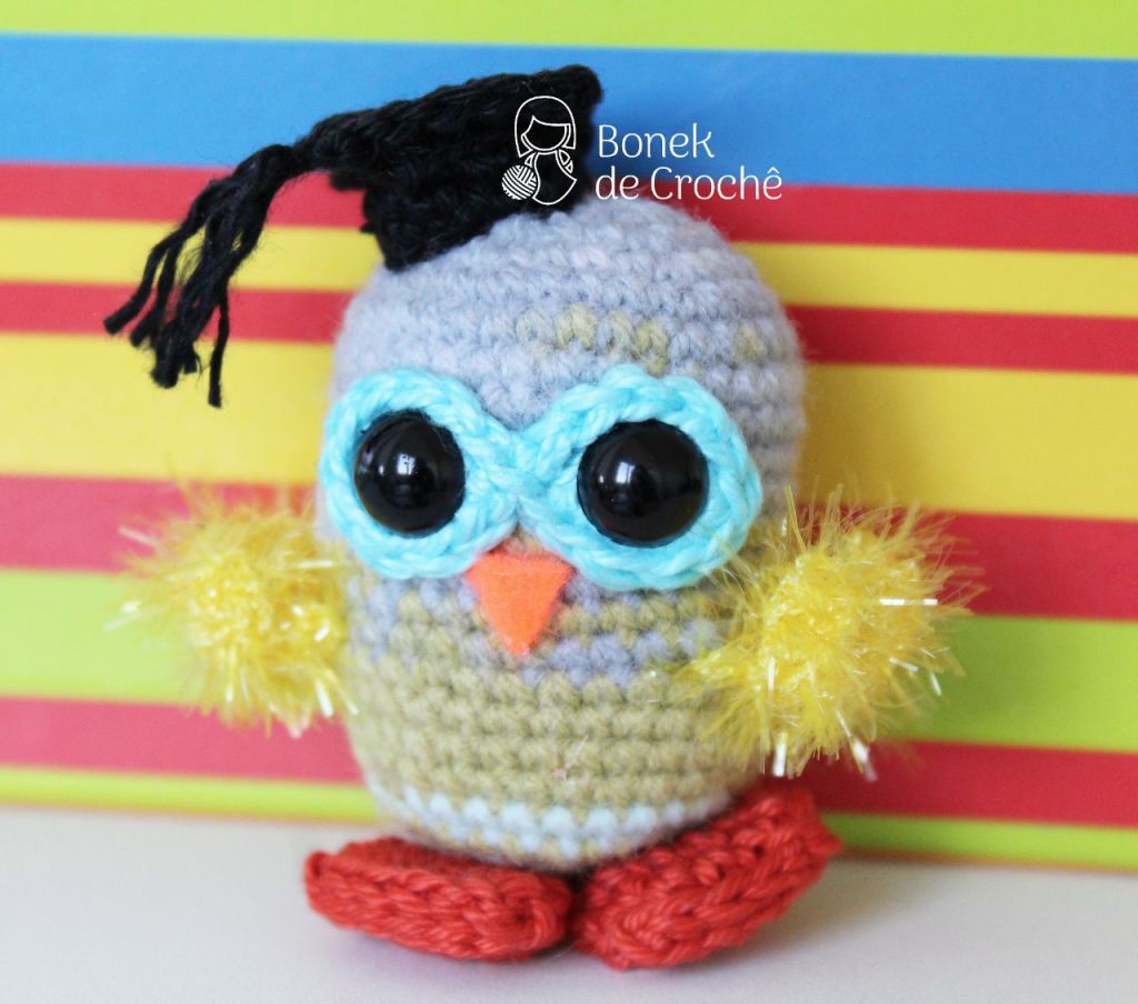 Coruja Mis #BonekdeCrochê