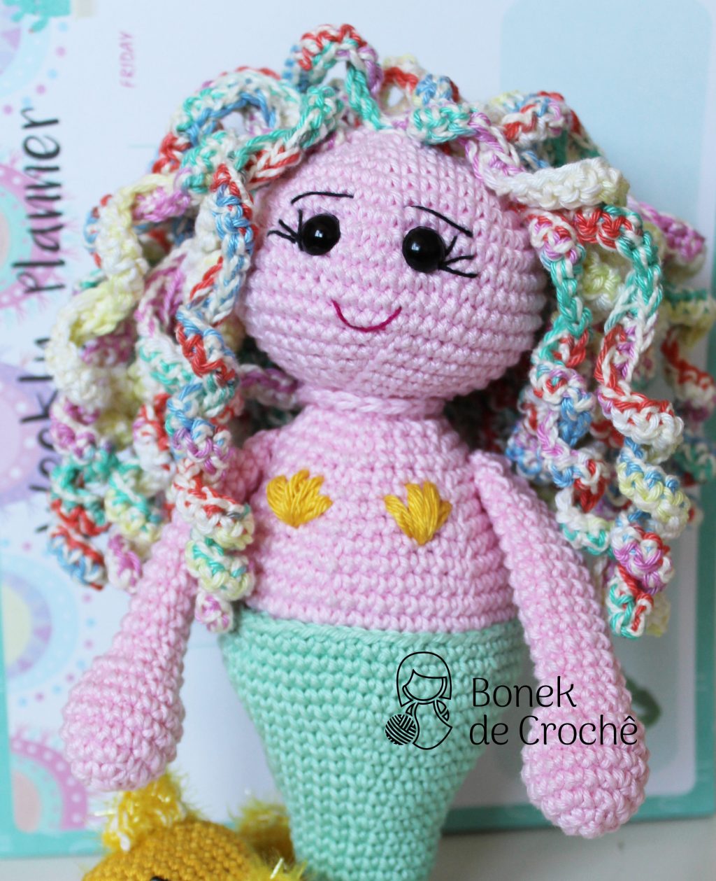 Sereia amigurumi passo a&nbsp;passo