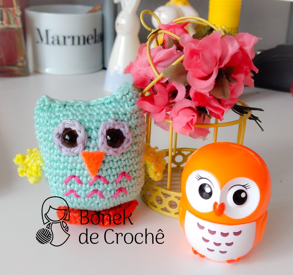 Coruja amigurumi #BonekdeCrochê