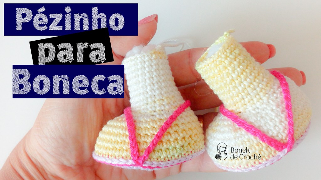 Pé para Boneca de Crochê&nbsp;#BonekdeCrochê