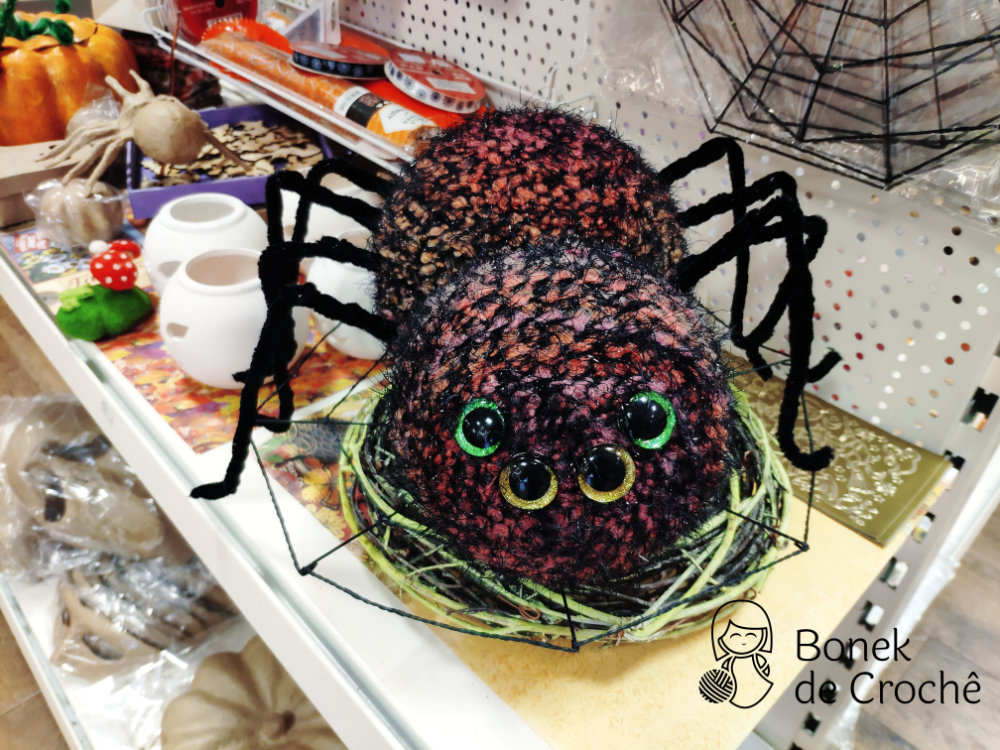 Aranha Amigurumi – Bonek de&nbsp;Crochê
