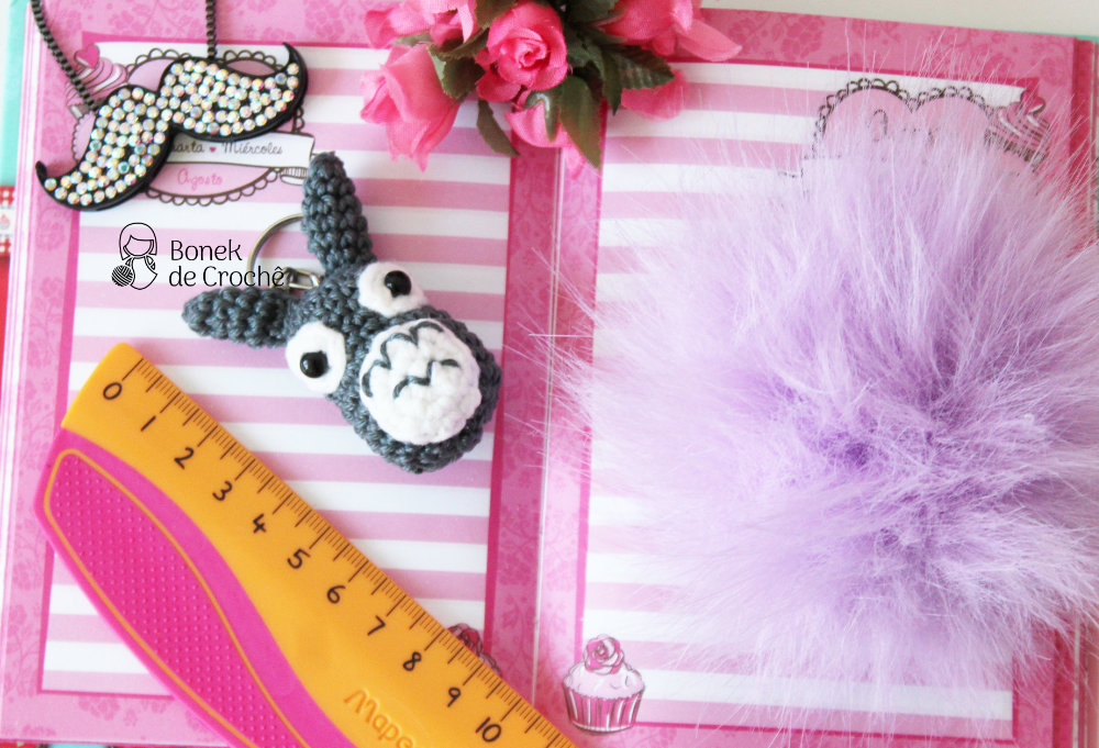 Chaveiro Totoro #BonekdeCrochê