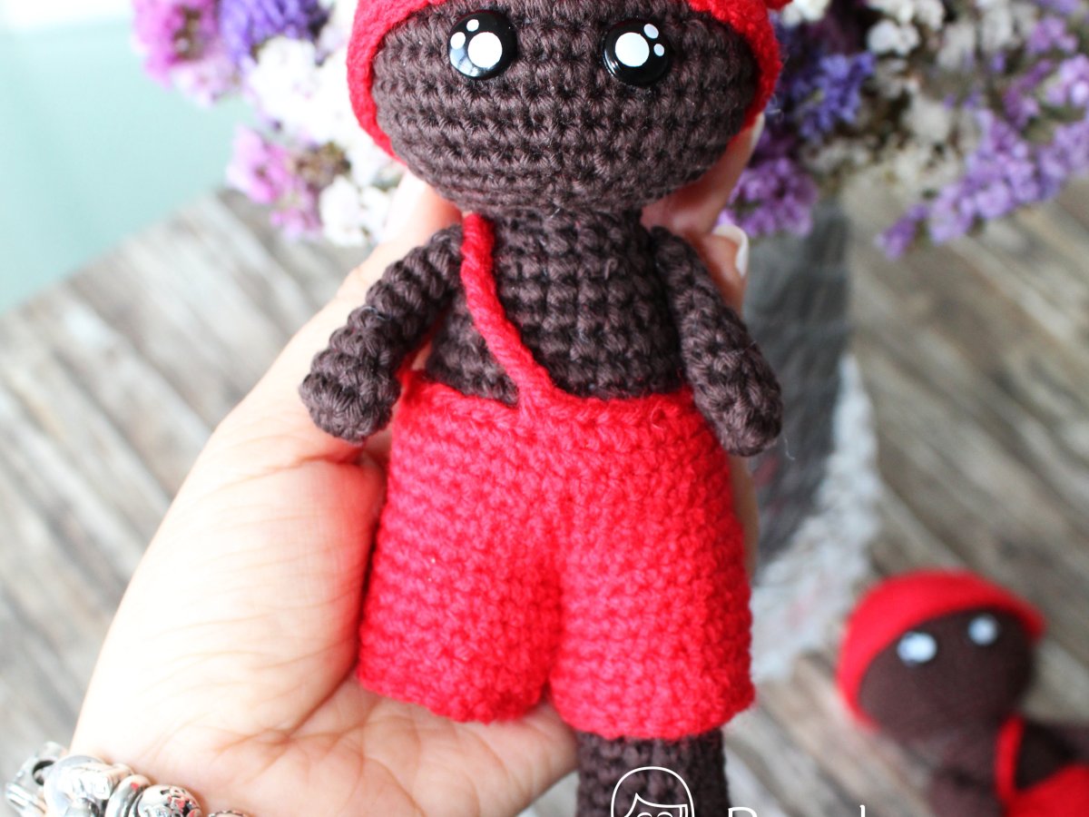 Saci Pererê amigurumi