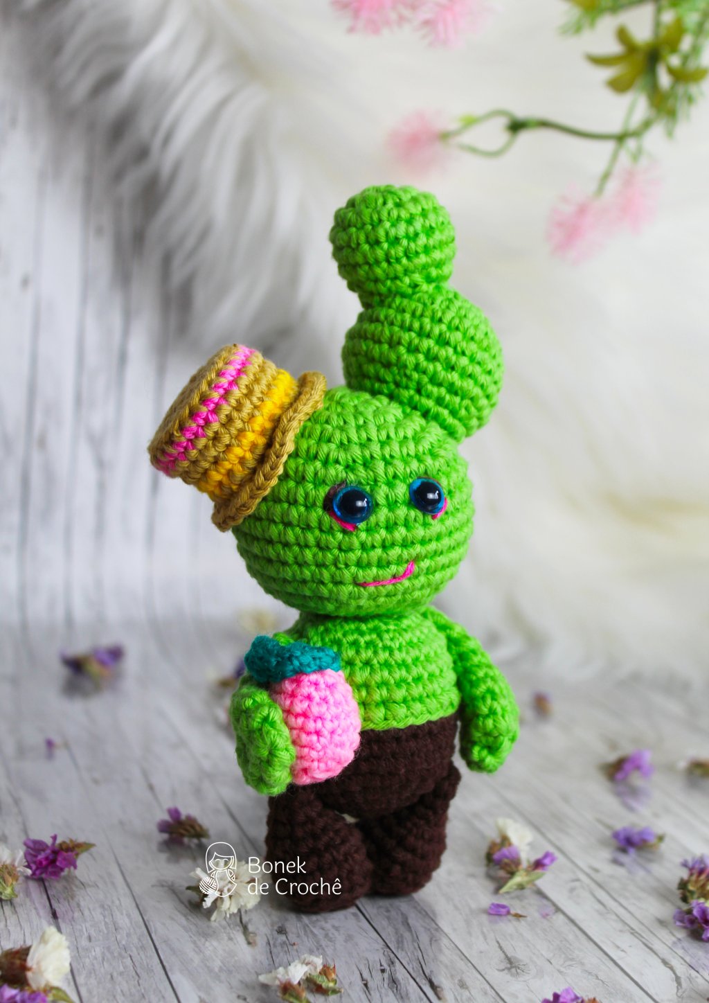 Jose the cactus amigurumi doll