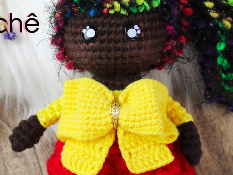 Laço de Crochê – Laço para bonecas e&nbsp;Orixás